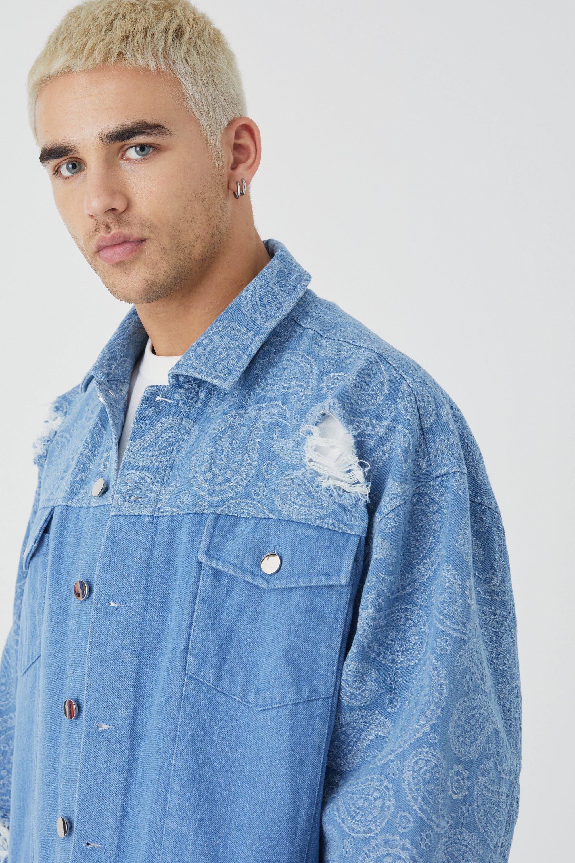 Paisley clearance jean jacket